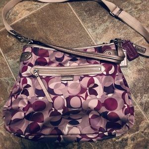 Coach purple cross body